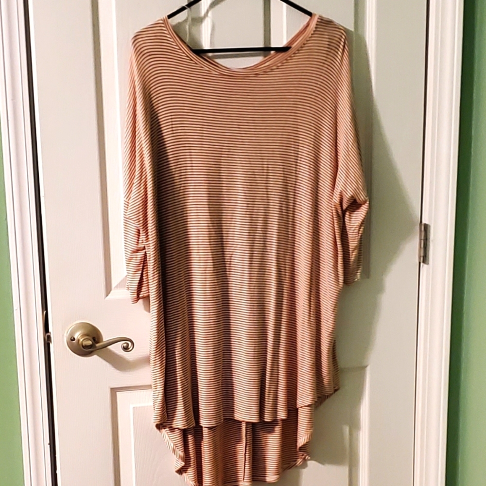 Active USA Stripe Hi Low Tunic